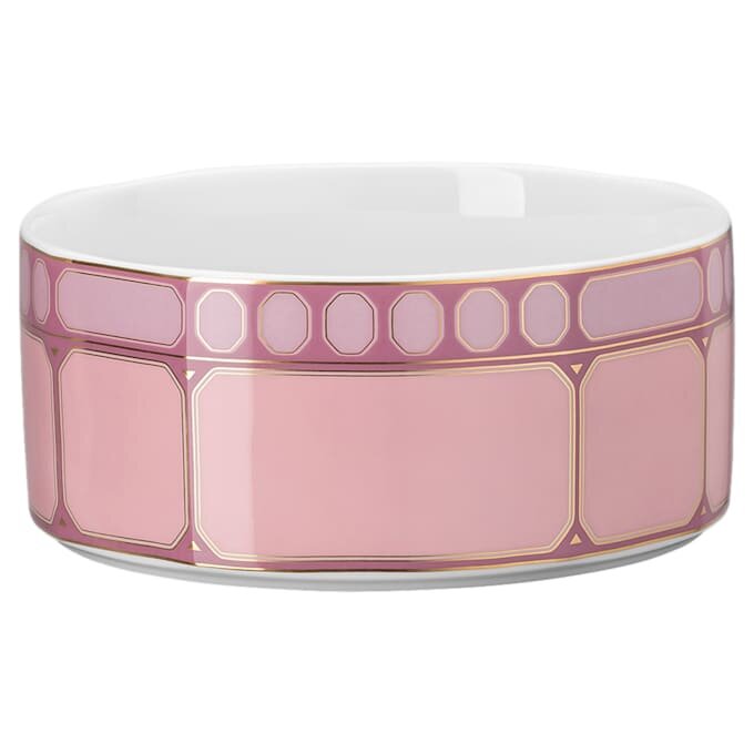 Miska na płatki Signum z porcelany, różowa Miska na płatki Signum z porcelany, różowa