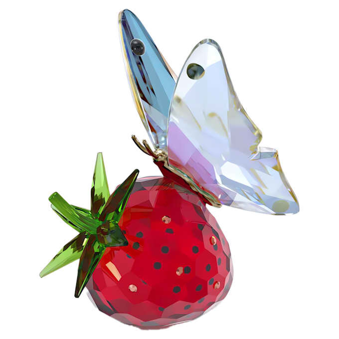 Motyl Idyllia i truskawka Motyl Idyllia i truskawka