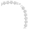 Naszyjnik Ariana Grande X Swarovski – okrągły szlif, kwiat, biały, pokryty rodem Naszyjnik Ariana Grande X Swarovski – okrągły szlif, kwiat, biały, pokryty rodem