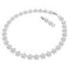Naszyjnik Ariana Grande X Swarovski – okrągły szlif, kwiat, biały, pokryty rodem Naszyjnik Ariana Grande X Swarovski – okrągły szlif, kwiat, biały, pokryty rodem