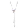 Naszyjnik Ariana Grande X Swarovski w kształcie litery Y z różnorodnymi szlifami, motywem ważki, wielokolorowy, pokryty rodem Naszyjnik Ariana Grande X Swarovski w kształcie litery Y z różnorodnymi szlifami, motywem ważki, wielokolorowy, pokryty rodem