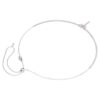 Naszyjnik Ariana Grande X Swarovski w kształcie litery Y z różnorodnymi szlifami, motywem ważki, wielokolorowy, pokryty rodem Naszyjnik Ariana Grande X Swarovski w kształcie litery Y z różnorodnymi szlifami, motywem ważki, wielokolorowy, pokryty rodem