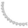 Naszyjnik Ariana Grande X Swarovski z różnymi szlifami, serce, biały, pokryty rodem Naszyjnik Ariana Grande X Swarovski z różnymi szlifami, serce, biały, pokryty rodem