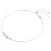 Naszyjnik Constella Crystal Pearl, szlif okrągły, biały, pokryty rodem Naszyjnik Constella Crystal Pearl, szlif okrągły, biały, pokryty rodem