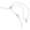 Naszyjnik typu choker Ariana Grande X Swarovski z kryształami o różnych szlifach, motywem kwiatowym, wielokolorowy, pokryty rodem