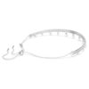 Naszyjnik typu choker Ariana Grande X Swarovski z kryształową perłą, szlif okrągły, biały, pokryty rodem