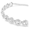 Naszyjnik typu choker „Una Angelic” – biały, pokryty rodem
