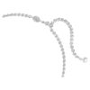 Naszyjnik typu choker „Una Angelic” – biały, pokryty rodem