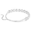 Naszyjnik typu choker „Una Angelic” – biały, pokryty rodem
