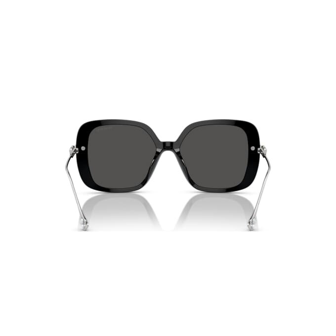 Okulary przeciwsłoneczne oversize, kwadratowy kształt, model Sk6011, czarne Okulary przeciwsłoneczne oversize, kwadratowy kształt, model Sk6011, czarne