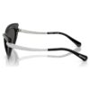 Okulary przeciwsłoneczne w kształcie kocich oczu, model Sk6038, czarne Okulary przeciwsłoneczne w kształcie kocich oczu, model Sk6038, czarne