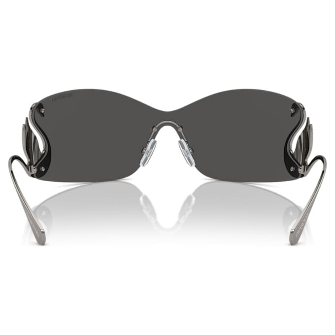 Okulary przeciwsłoneczne w stylu maski, Swan, SK7020, szare Okulary przeciwsłoneczne w stylu maski, Swan, SK7020, szare