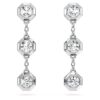 Ośmiokątne kolczyki wiszące z diamentami wyhodowanymi w laboratorium o łącznej masie 0,6 karata, okrągłe, ze srebra próby 925 Ośmiokątne kolczyki wiszące z diamentami wyhodowanymi w laboratorium o łącznej masie 0,6 karata, okrągłe, ze srebra próby 925
