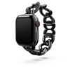 Pasek łańcuszkowy do Apple Watch® 40 mm i 41 mm, czarny, czarne wykończenie