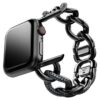 Pasek łańcuszkowy do Apple Watch® 40 mm i 41 mm, czarny, czarne wykończenie