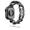 Pasek łańcuszkowy do Apple Watch® 40 mm i 41 mm, czarny, czarne wykończenie