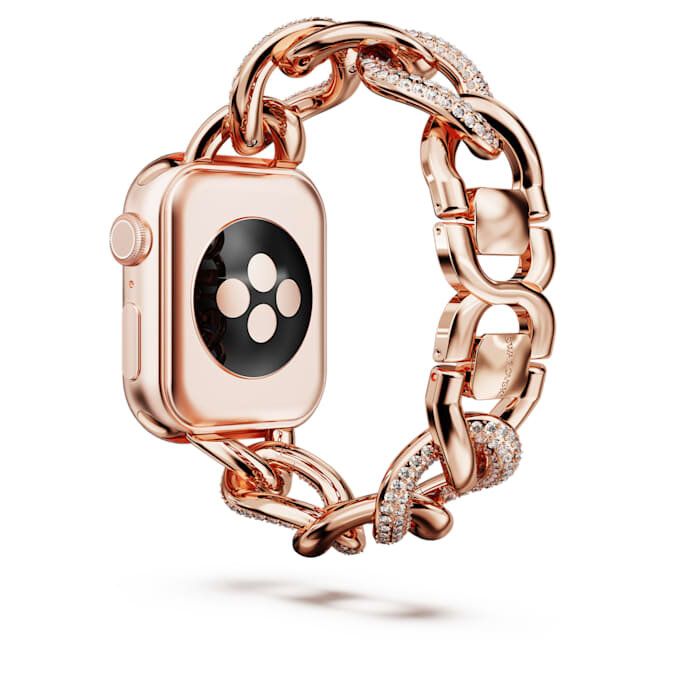 Pasek łańcuszkowy do Apple Watch® 40 mm i 41 mm, w odcieniu różowego złota, wykończenie w odcieniu różowego złota Pasek łańcuszkowy do Apple Watch® 40 mm i 41 mm, w odcieniu różowego złota, wykończenie w odcieniu różowego złota