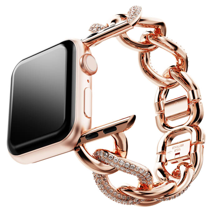 Pasek łańcuszkowy do Apple Watch® 40 mm i 41 mm, w odcieniu różowego złota, wykończenie w odcieniu różowego złota Pasek łańcuszkowy do Apple Watch® 40 mm i 41 mm, w odcieniu różowego złota, wykończenie w odcieniu różowego złota