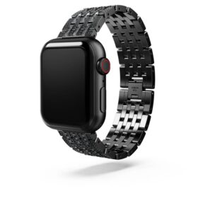 Pasek Princess do Apple Watch® 40 mm i 41 mm, czarny, czarne wykończenie