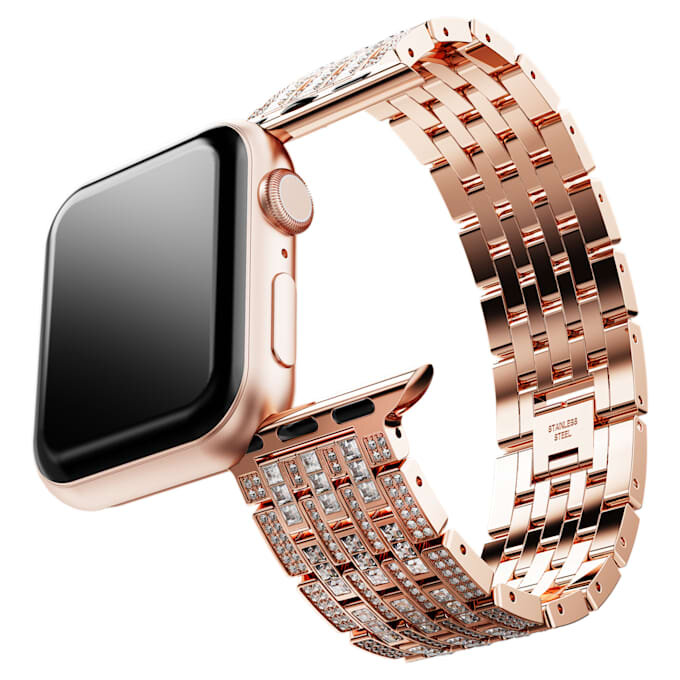 Pasek Princess do zegarka Apple Watch® 40 mm i 41 mm, w odcieniu różowego złota, wykończenie w odcieniu różowego złota Pasek Princess do zegarka Apple Watch® 40 mm i 41 mm, w odcieniu różowego złota, wykończenie w odcieniu różowego złota