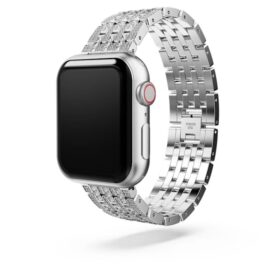 Pasek Princess do zegarka Apple Watch® 40 mm i 41 mm, w odcieniu srebra, stal nierdzewna