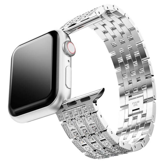 Pasek Princess do zegarka Apple Watch® 40 mm i 41 mm, w odcieniu srebra, stal nierdzewna Pasek Princess do zegarka Apple Watch® 40 mm i 41 mm, w odcieniu srebra, stal nierdzewna