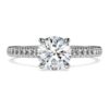 Pierścionek Eternity Solitaire z diamentami wyhodowanymi w laboratorium o łącznej masie 1,2 karata, o okrągłym szlifie, z 14-karatowego białego złota Pierścionek Eternity Solitaire z diamentami wyhodowanymi w laboratorium o łącznej masie 1,2 karata, o okrągłym szlifie, z 14-karatowego białego złota