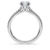 Pierścionek Eternity Solitaire z diamentami wyhodowanymi w laboratorium o łącznej masie 1,2 karata, o okrągłym szlifie, z 14-karatowego białego złota Pierścionek Eternity Solitaire z diamentami wyhodowanymi w laboratorium o łącznej masie 1,2 karata, o okrągłym szlifie, z 14-karatowego białego złota