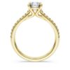 Pierścionek Eternity Solitaire z diamentami wyhodowanymi w laboratorium o łącznej masie 1,2 karata, o okrągłym szlifie, z 14-karatowego żółtego złota Pierścionek Eternity Solitaire z diamentami wyhodowanymi w laboratorium o łącznej masie 1,2 karata, o okrągłym szlifie, z 14-karatowego żółtego złota