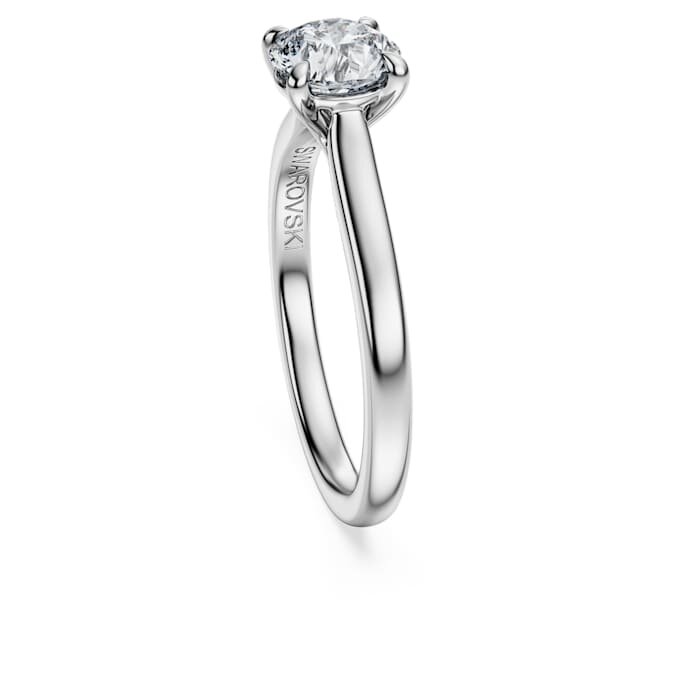 Pierścionek Eternity z diamentami wyhodowanymi w laboratorium o łącznej masie 1 karata, okrągłe, 14-karatowe białe złoto Pierścionek Eternity z diamentami wyhodowanymi w laboratorium o łącznej masie 1 karata, okrągłe, 14-karatowe białe złoto