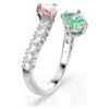 Pierścionek otwarty Ariana Grande X Swarovski z cyrkoniami o różnych szlifach, wielokolorowy, pokryty rodem Pierścionek otwarty Ariana Grande X Swarovski z cyrkoniami o różnych szlifach, wielokolorowy, pokryty rodem