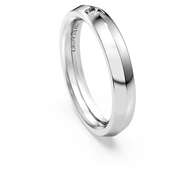 Pierścionek typu „Eternity Band” z diamentami wyhodowanymi w laboratorium o łącznej masie 0,05 karata, o okrągłym szlifie, z 14-karatowego białego złota Pierścionek typu „Eternity Band” z diamentami wyhodowanymi w laboratorium o łącznej masie 0,05 karata, o okrągłym szlifie, z 14-karatowego białego złota