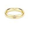 Pierścionek typu „Eternity Band” z diamentami wyhodowanymi w laboratorium o łącznej masie 0,05 karata, okrągłe, 14-karatowe żółte złoto Pierścionek typu „Eternity Band” z diamentami wyhodowanymi w laboratorium o łącznej masie 0,05 karata, okrągłe, 14-karatowe żółte złoto