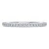 Pierścionek typu „Eternity Band” z diamentami wyhodowanymi w laboratorium o łącznej masie 0,2 karata, okrągłe, 14-karatowe białe złoto Pierścionek typu „Eternity Band” z diamentami wyhodowanymi w laboratorium o łącznej masie 0,2 karata, okrągłe, 14-karatowe białe złoto