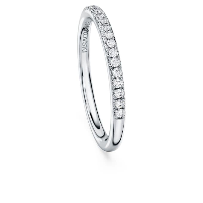 Pierścionek typu „Eternity Band” z diamentami wyhodowanymi w laboratorium o łącznej masie 0,2 karata, okrągłe, 14-karatowe białe złoto Pierścionek typu „Eternity Band” z diamentami wyhodowanymi w laboratorium o łącznej masie 0,2 karata, okrągłe, 14-karatowe białe złoto