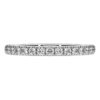 Pierścionek typu eternity z diamentami wyhodowanymi w laboratorium o łącznej masie 0,4 karata, okrągłe, srebro próby 925 Pierścionek typu eternity z diamentami wyhodowanymi w laboratorium o łącznej masie 0,4 karata, okrągłe, srebro próby 925
