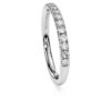 Pierścionek typu eternity z diamentami wyhodowanymi w laboratorium o łącznej masie 0,4 karata, okrągłe, srebro próby 925 Pierścionek typu eternity z diamentami wyhodowanymi w laboratorium o łącznej masie 0,4 karata, okrągłe, srebro próby 925