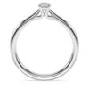 Pierścionek z brylantem „Eternity Solitaire” – diamenty wyhodowane w laboratorium o łącznej masie 0,25 karata, okrągłe, srebro próby 925 Pierścionek z brylantem „Eternity Solitaire” – diamenty wyhodowane w laboratorium o łącznej masie 0,25 karata, okrągłe, srebro próby 925