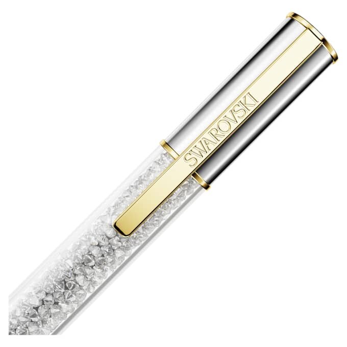 Pióro kulkowe Crystalline w odcieniu srebrnym, wykończenie z mieszanych metali Pióro kulkowe Crystalline w odcieniu srebrnym, wykończenie z mieszanych metali
