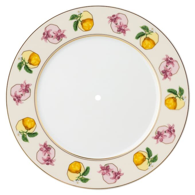 Porcelana Idyllia éTagèRe, motyw kryształowy, wielokolorowa