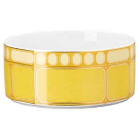 Porcelanowa miska na płatki śniadaniowe Signum, żółta