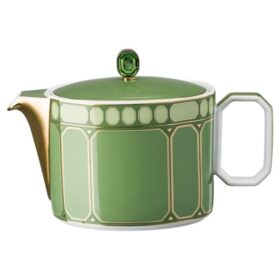 Porcelanowy czajniczek Signum, mały, zielony
