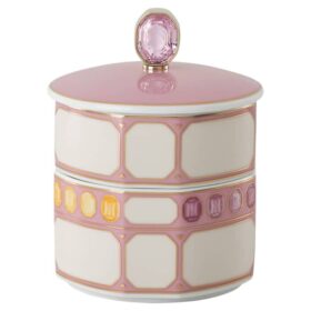 Pudełko Idyllia z porcelany, różowe