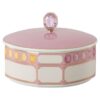 Pudełko Idyllia z porcelany, różowe Pudełko Idyllia z porcelany, różowe