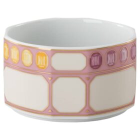 Pudełko Idyllia z porcelany, różowe