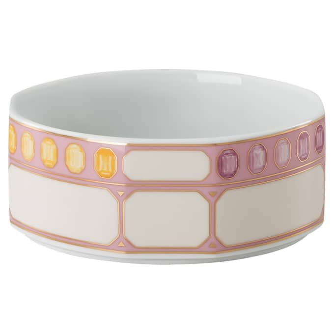 Pudełko Idyllia z porcelany, różowe Pudełko Idyllia z porcelany, różowe