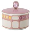 Pudełko Idyllia z porcelany, różowe Pudełko Idyllia z porcelany, różowe