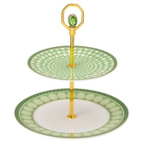 Signum éTagèRe Porcelana, mała, zielona