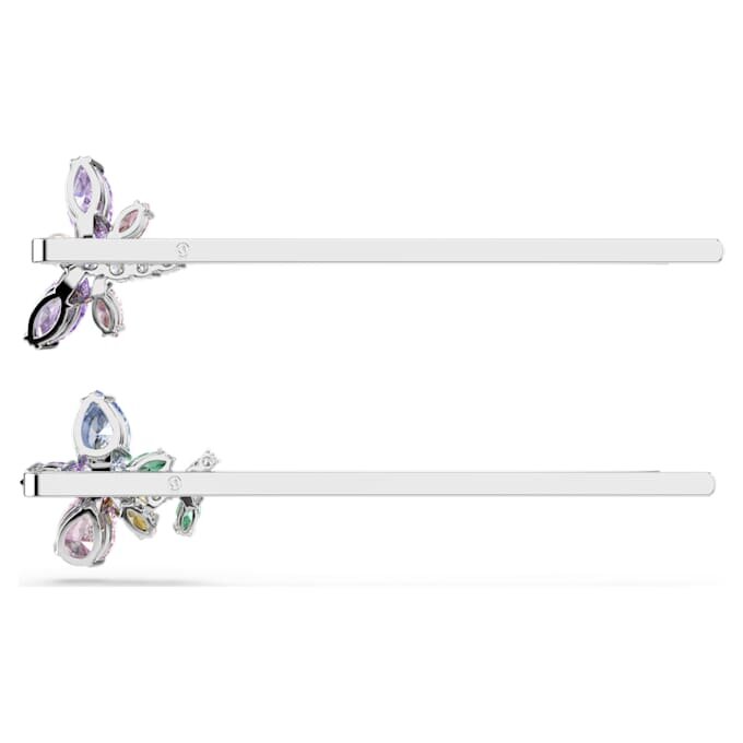 Spinka do włosów Ariana Grande X Swarovski z różnorodnymi elementami, ważka, kwiat, wielokolorowa, pokryta rodem Spinka do włosów Ariana Grande X Swarovski z różnorodnymi elementami, ważka, kwiat, wielokolorowa, pokryta rodem