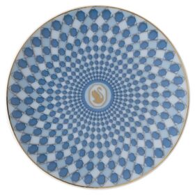 Talerz porcelanowy Signum, mały, niebieski